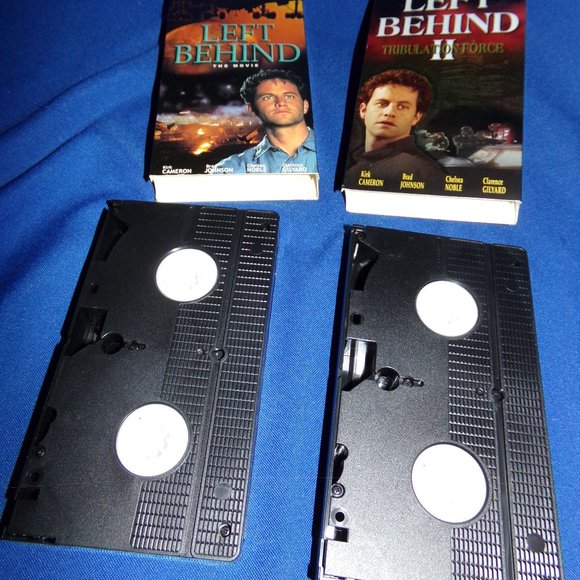 Vintage Left Behind I & II VHS Video Tape Movie Set - Picture 6 of 6